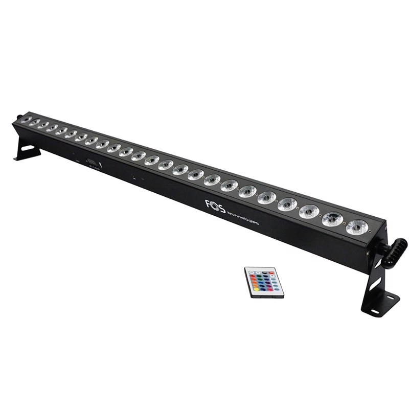 FOS Luminus BAR, Akku bar med 24x3 watt RGB led