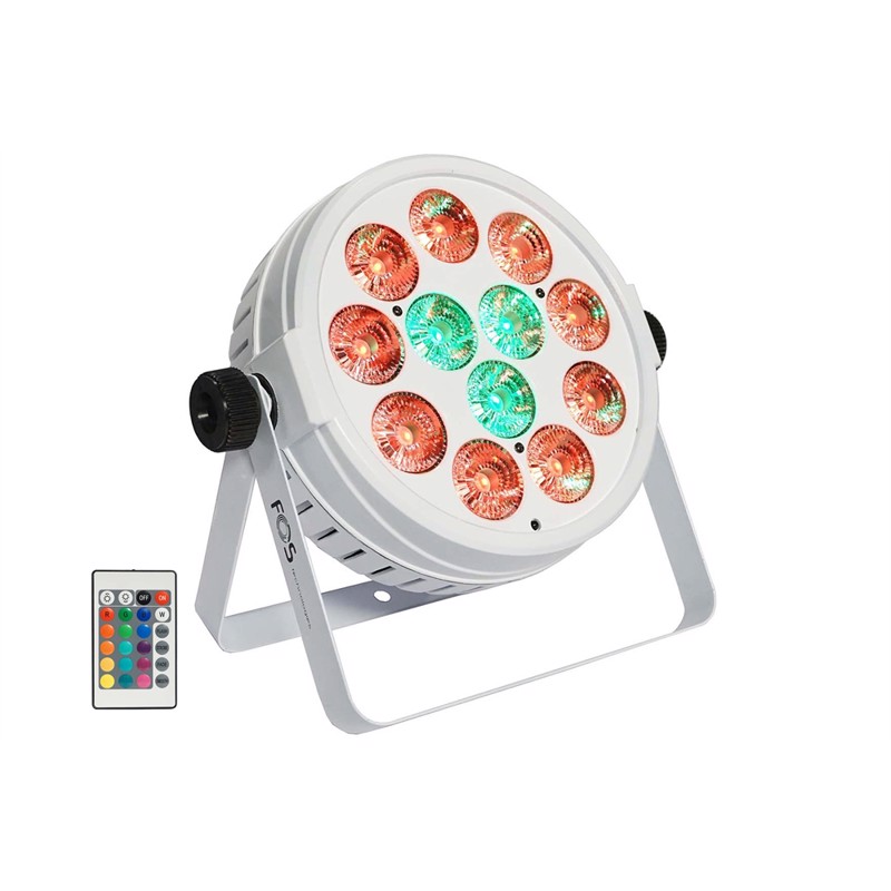 FOS IQ Par Pearl, 12x 12 Watt 4-in-1 RGBW LEDs.