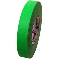 Glow gaffatape. 24 mm. x 22,8 m. Grøn