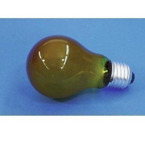 Kronepære  E27. Gul 25 W.