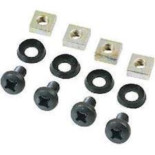 Rackskruesæt - M6 x 12 mm. [KUN 2 Sæt tilbage]