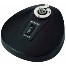 Fod til svanehalsmikrofon. Med afbryder