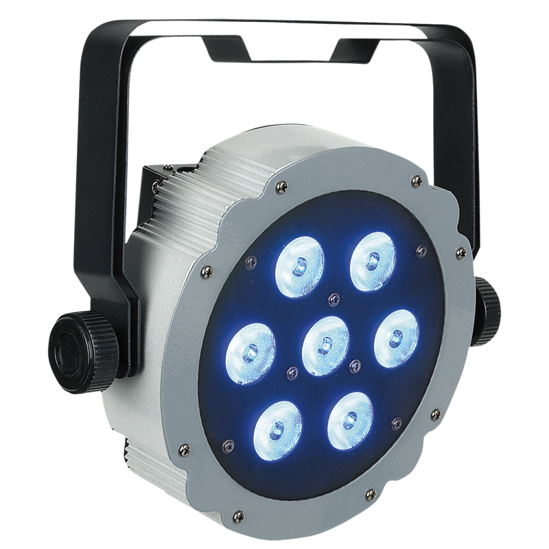 Showtec Compact Par 7 Tri 7x 3 W RGB LED Par - grå