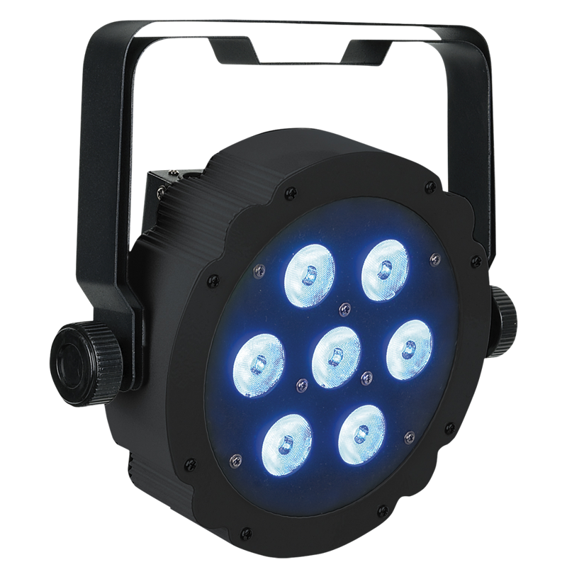 Showtec Compact Par 7 Q4 7x 4 W RGBW LED Par - sort