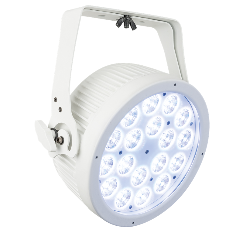 Showtec Compact Par 18 Q4 18x 7 W RGBW LED Par - hvid