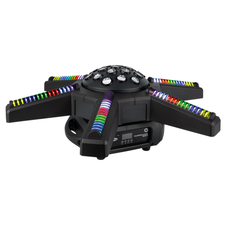 SHOWTEC Hurricane 320 RGBW moonflower effect with spinning arms