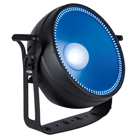 SHOWTEC Lumina Sola 500 W RGBAL LED blinder with RGB LED ring effect