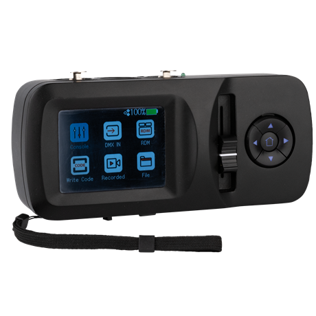 SHOWTEC Assistant CRMX W-DMX, DMX, RDM, Art-Net og sACN tester