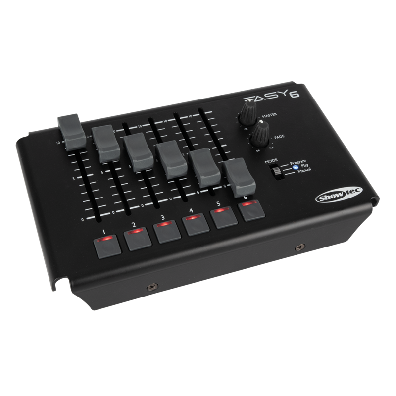 Showtec Easy 6 Mobil DMX controller 6-kanal til USB-C eller batterier
