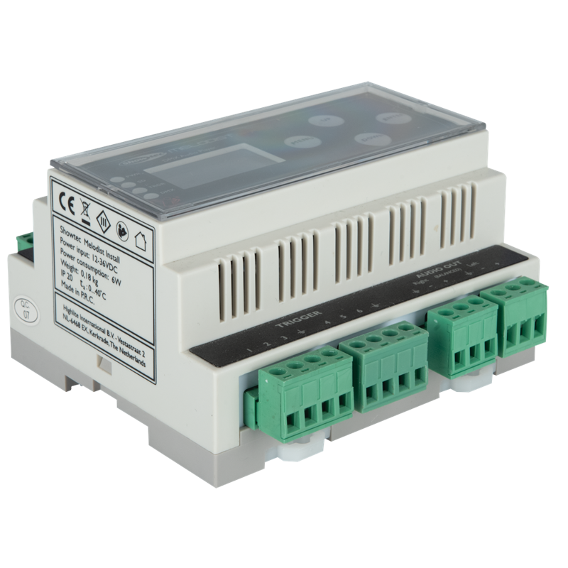 Showtec Melodist Installer DMX-styret WAV-afspiller