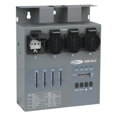 Showtec DIM-4LC 4-kanals dæmperpakke med lokal kontrol - 3 A pr. kanal