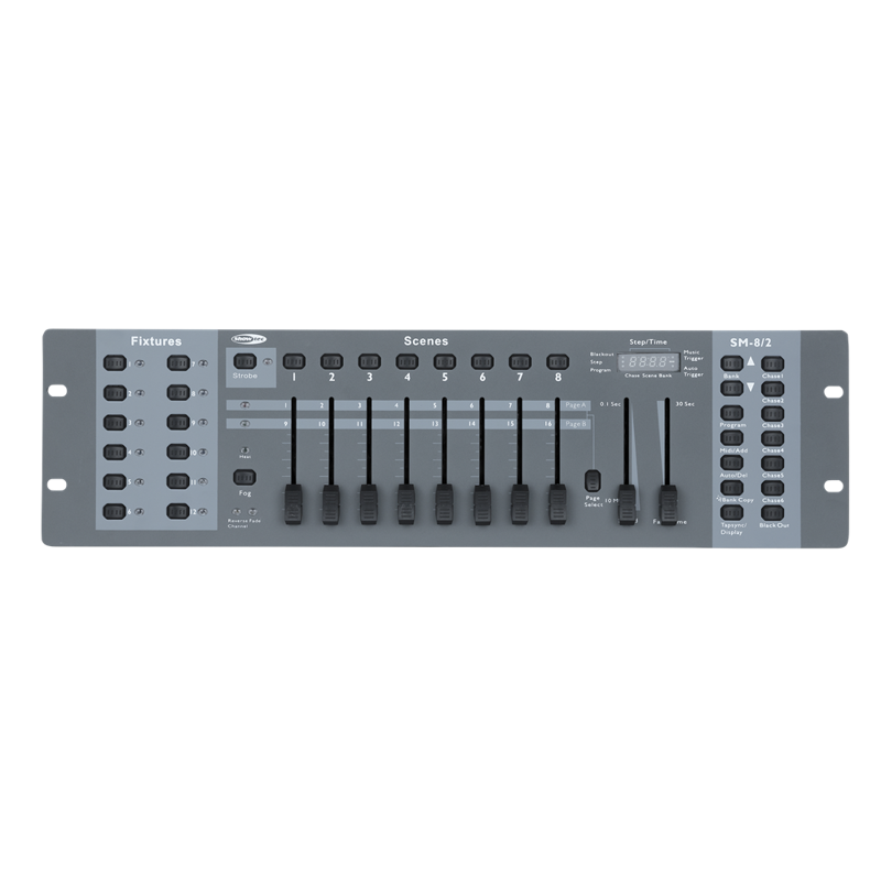 Showtec SM-8/2 16-kanals Controller / 192 Kanaler