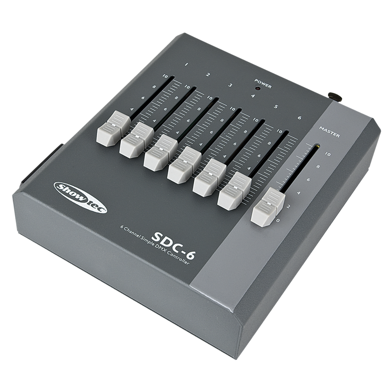 Showtec SDC-6 6-kanals DMX-controller