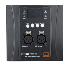 Showtec NET-2 Panel 3-pin - sort hus