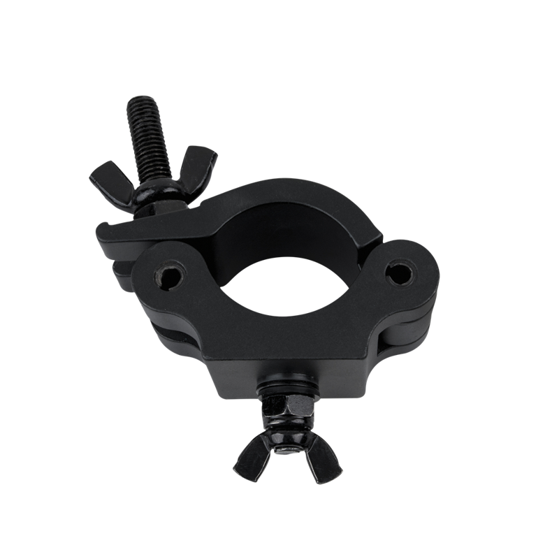 Halfcoupler til 50 mm. rør. Max. 500 Kg. Sort