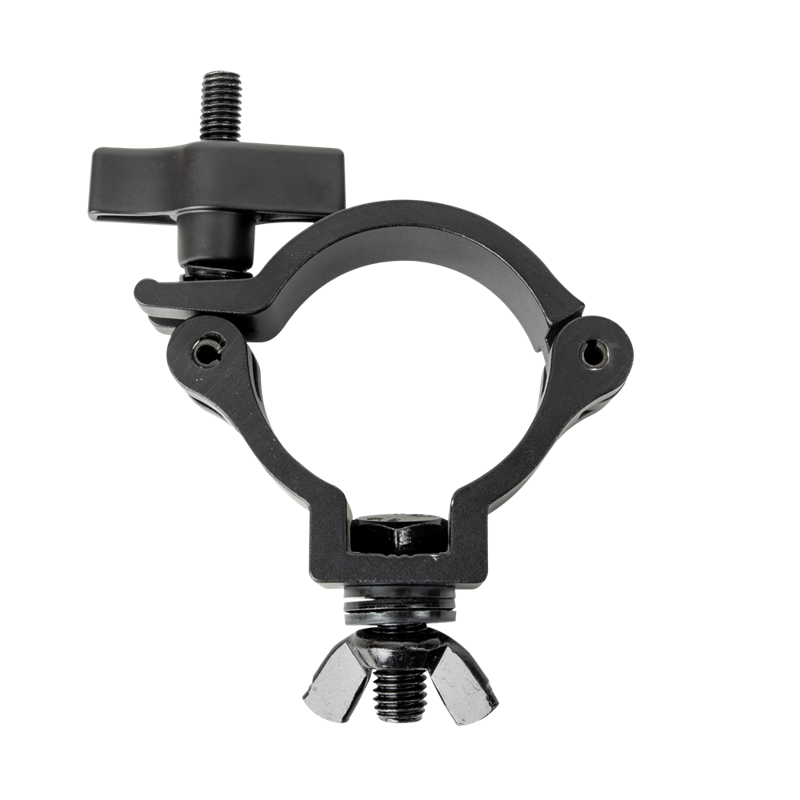 Halfcoupler til 50 mm. rør. Max. 75 Kg. Sort