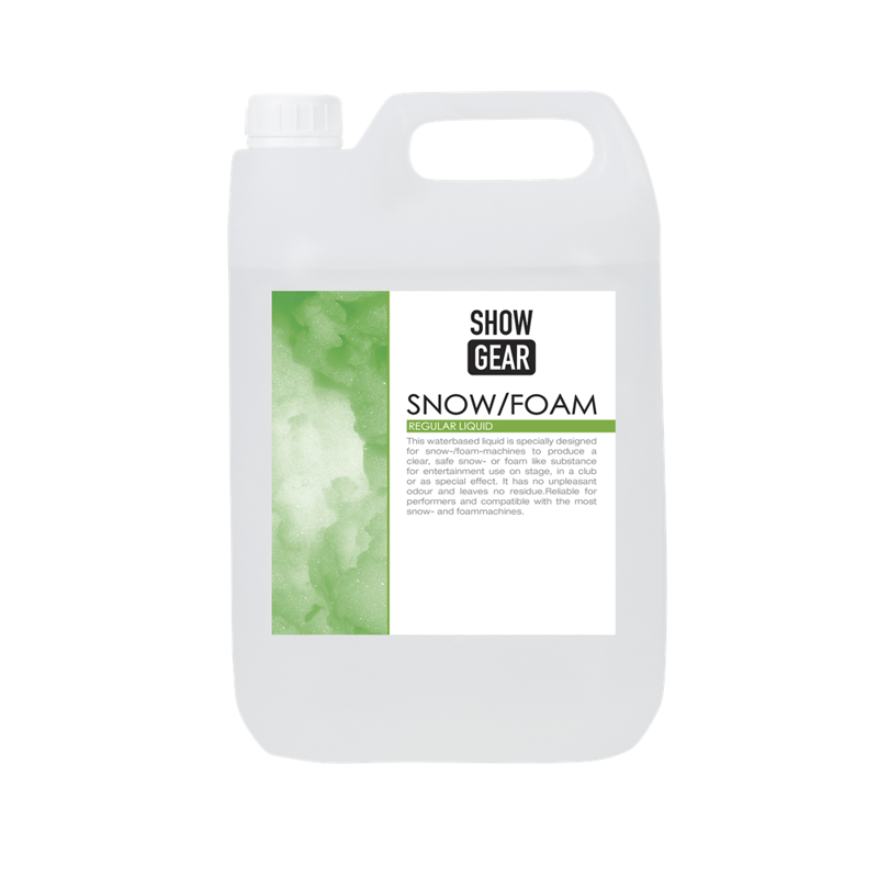 Showgear Sne/Skum Væske 5 liter 5 liter - klar til brug