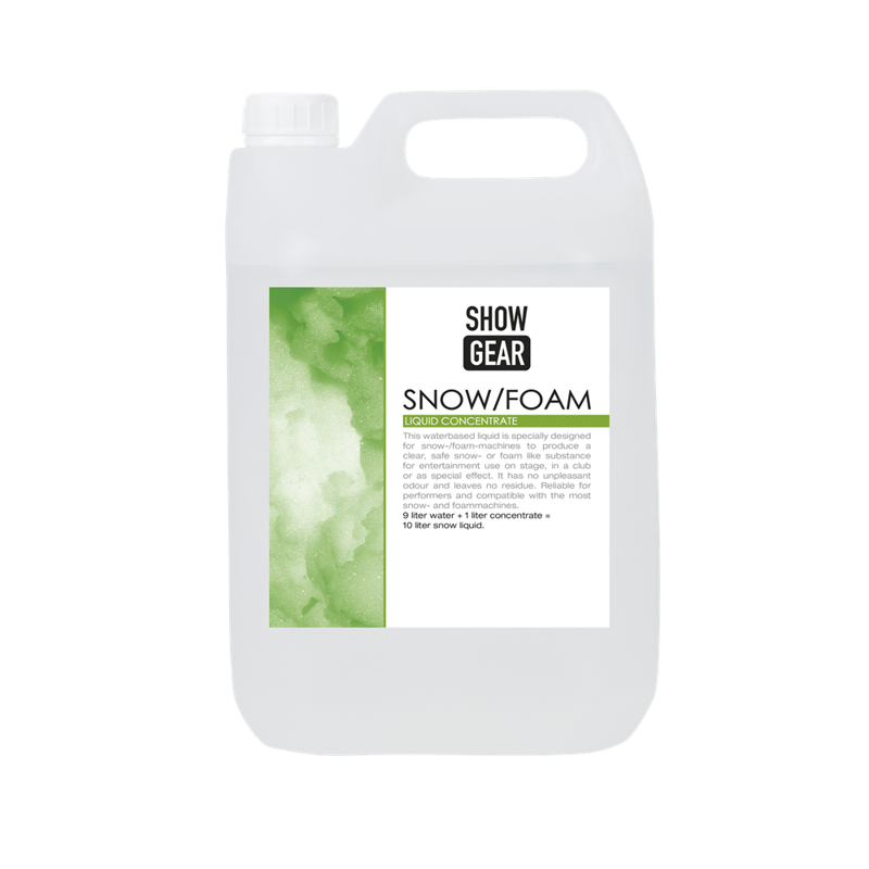 Showgear Sne/Skum Koncentrat 5 liter giver 50 liter - vandbaseret