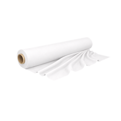 SHOWGEAR Deko Molton 160 g/m² Bolt White, 30m White - 1.3 x 30 m (W x L)