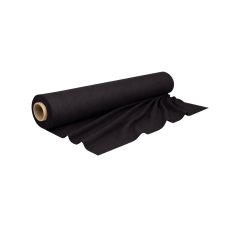 SHOWGEAR Deko Molton 160 g/m² Bolt Black, 30m Black - 1.3 x 30 m (W x L)