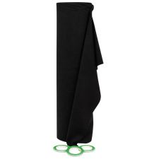 SHOWGEAR Deko Molton 160 g/m² Bolt 1m, 30m Black - 1.0 x 30 m (W x L)