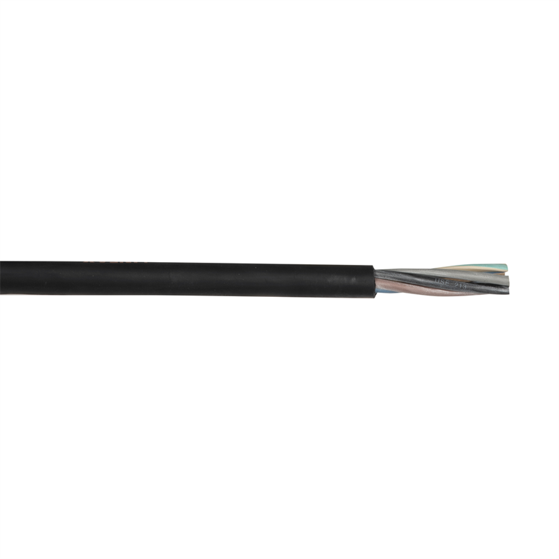 Lineax Neopren-kabel, Sort Pris per meter - 5x 6 mm²