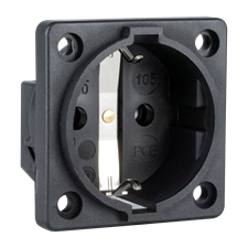 PCE Chassis connector without cover 16 A, 250 V