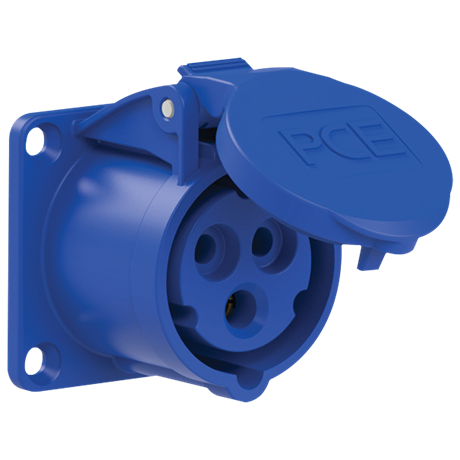 PCE CEE 16 A/240 V - 3P Hunstik Blå