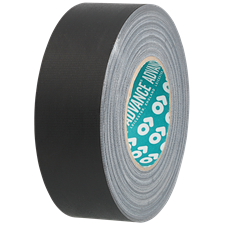 ADVANCE AT159 High Quality Matt Waterproof Cloth Tape Matte black gaffer tape - 50 mm / 50 m
