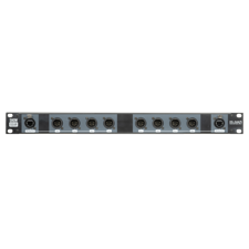Showgear DS-24M/5 - DMX Rack Split 8x 5-pin han XLR til 2x RJ45