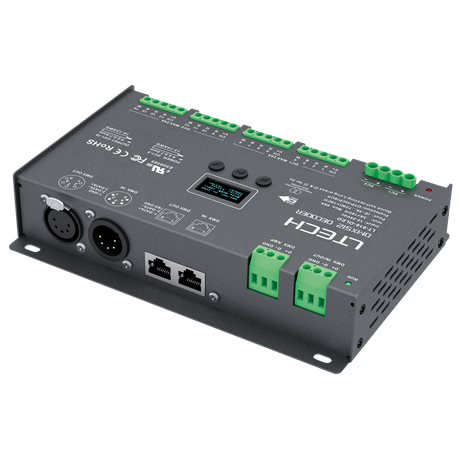 LTECH DMX LED Driver 16x 3A RGBW