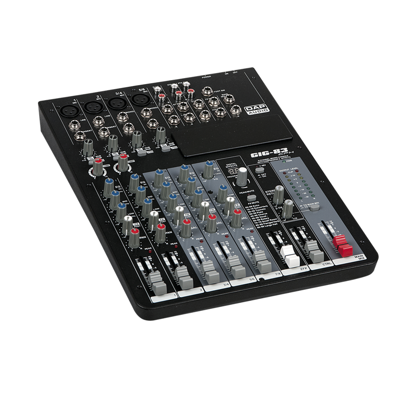 DAP GIG-83CFX 8-channel analog mixer