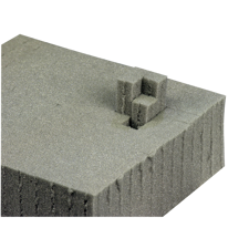 Plukskum. 50 mm. 60 x 120 cm.