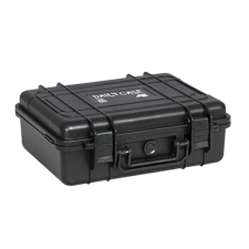Vandtæt flightcase med plukskum. Indvendige mål: 255 x 185 x 83 mm.