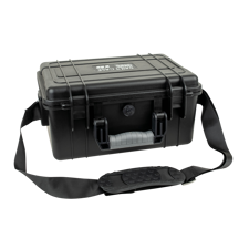 Vandtæt flightcase med plukskum. Indvendige mål: 300 x 200 x 140 mm.