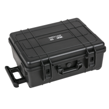 Vandtæt trolley flightcase. Indvendige mål: 485 x 360 x 177 mm.