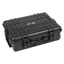 Vandtæt trolley flightcase. Indvendige mål: 590 x 420 x 190 mm.