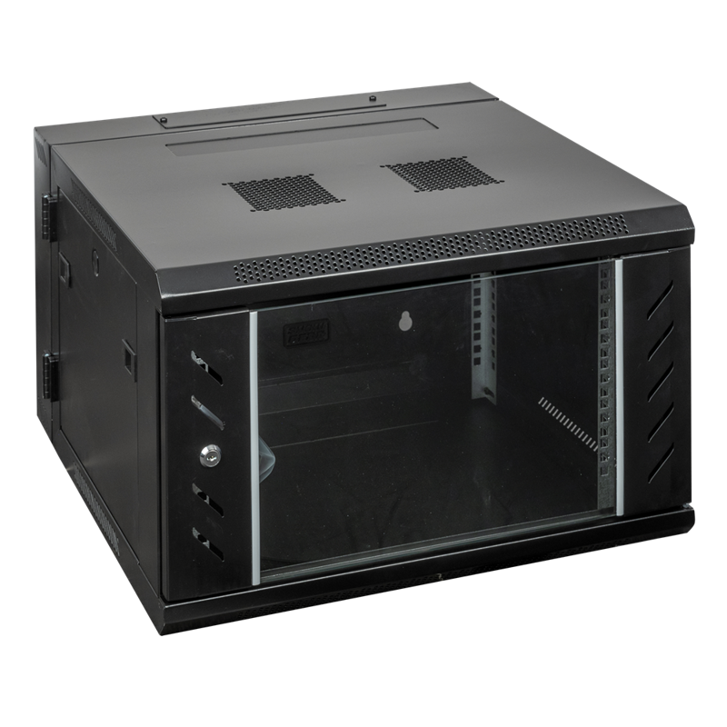 Netværksskab med glasdør RCA-WMH-6 6U