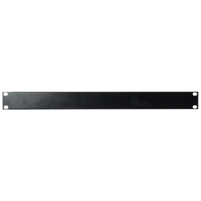 19" blændplade. Stål. 1 unit