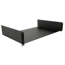 Hylde for 19" Rack. 2 unit. Dybde 30 cm.
