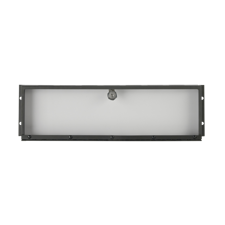 19" beskyttelsespanel med lås. 3 unit