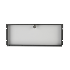 19" beskyttelsespanel med lås. 4 unit