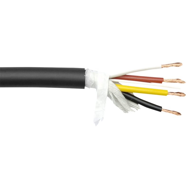 DAP SPK-425 MKII Højttalerkabel 4 x 2,5 mm Vridningsbeskyttelse - 50 m på rulle - sort kappe