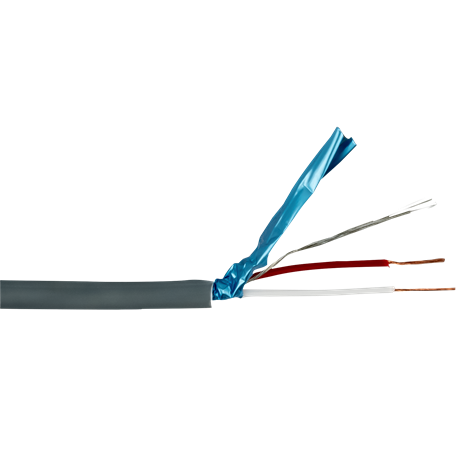 DAP MC-222 mikrofonkabel EN 50575 - 2x 0,2 mm² - 100 m på rulle - sort kappe