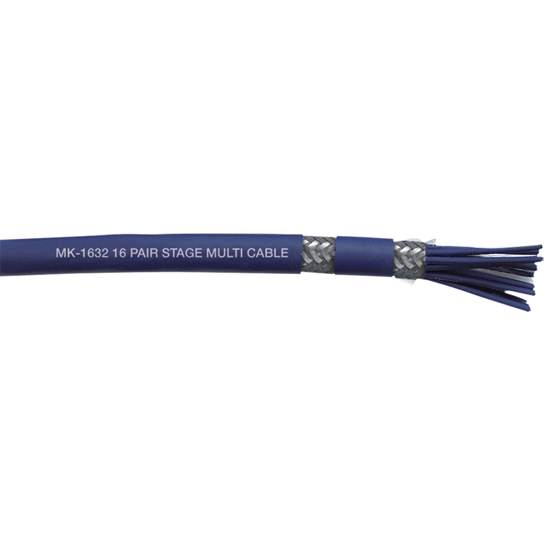 DAP MK-1632 16 Par Scene Multicore - dobbelt skærmet - blå kappe - Pris pr. meter