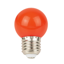 LED pære til lyskæde. E27. 1 Watt. Rød