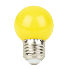 LED pære til lyskæde. E27. 1 Watt. Gul