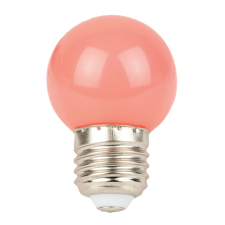 LED pære til lyskæde. E27. 1 Watt. Pink
