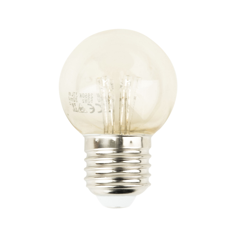 Showgear G45 Diode Bulb E27 1 W - warm white 2700 K - non-dimmable