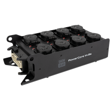 SHOWGEAR PowerCore 1m.8s Breakout Multipin H16 in to 8x Schuko